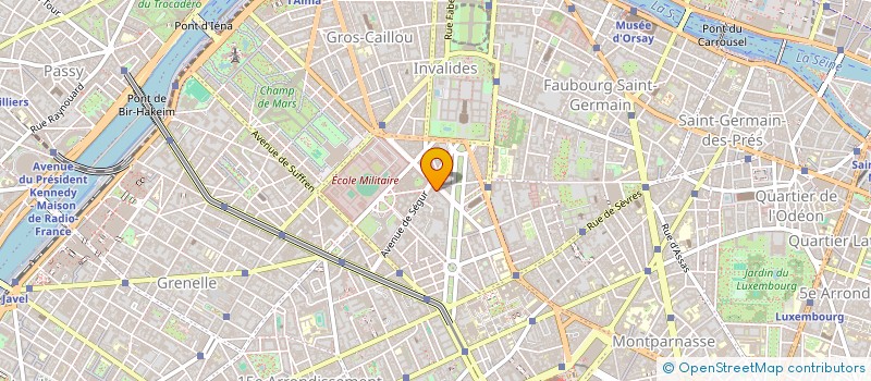 localisation de l'entreprise SYND COPRO 22 AV DUQUESNE  PARIS