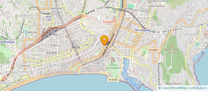 localisation de l'entreprise SYND COPRO 22 AV ST JEAN BAPTISTE  NICE