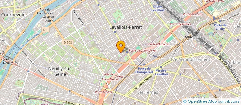 localisation de l'entreprise SYND COPRO 22 BIS RUE LOUISE MICHEL à LEVALLOIS-PERRET