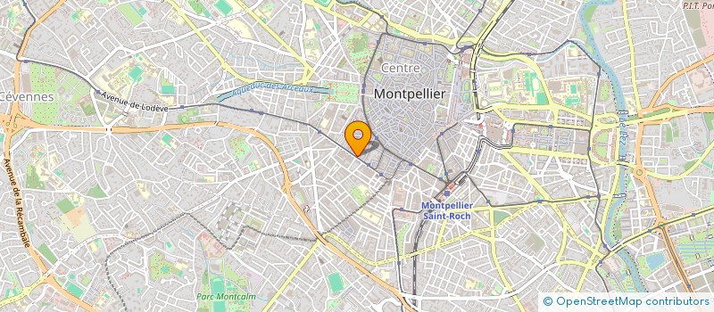 localisation de l'entreprise SYND COPRO 22 COURS GAMBETTA  MONTPELLIER