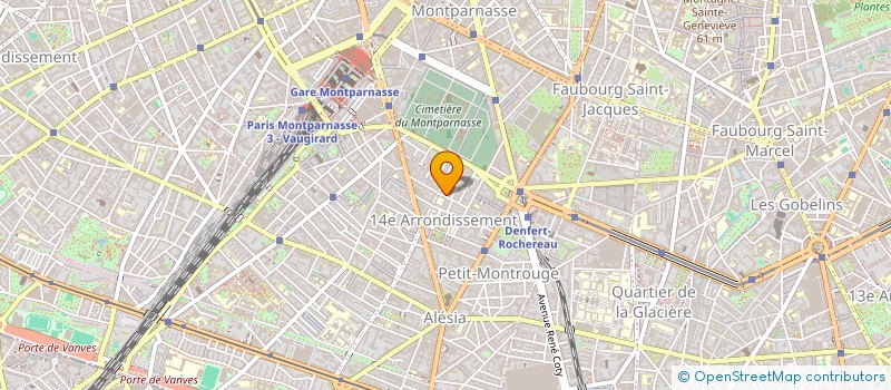 localisation de l'entreprise SYND COPRO 22 R DE LIANCOURT  PARIS