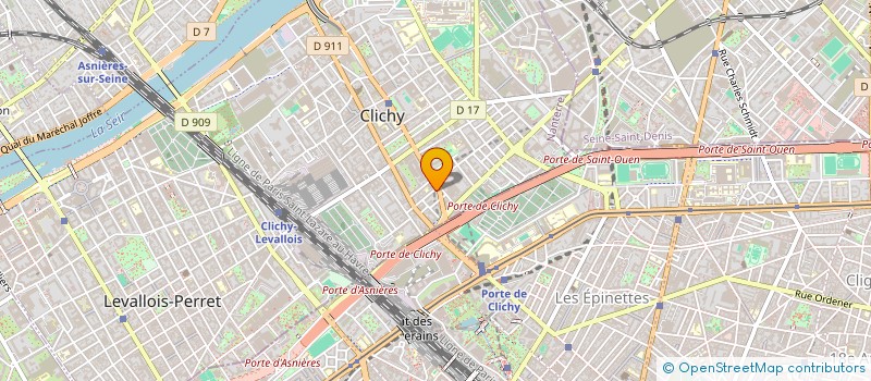 localisation de l'entreprise SYND COPRO 22 R DOCTEUR EMILE ROUX à CLICHY
