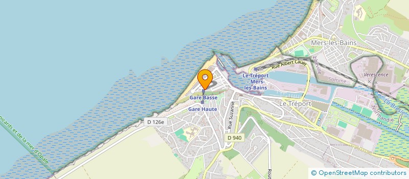 localisation de l'entreprise SYND COPRO 22 RUE AMIRAL COURBET  LE TREPORT