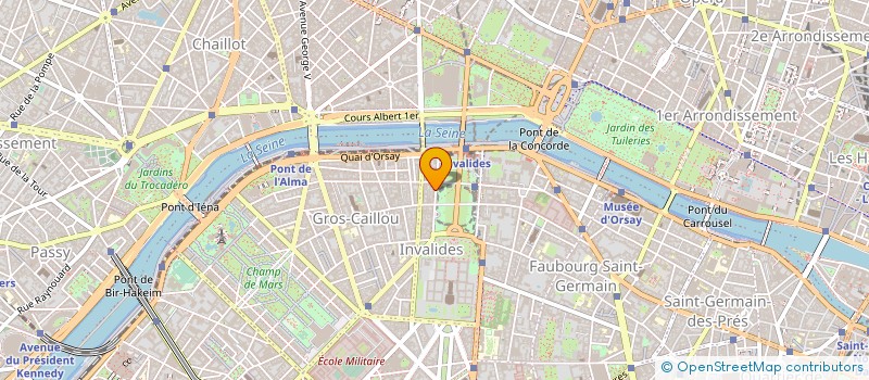 localisation de l'entreprise SYND COPRO 22 RUE FABERT  PARIS