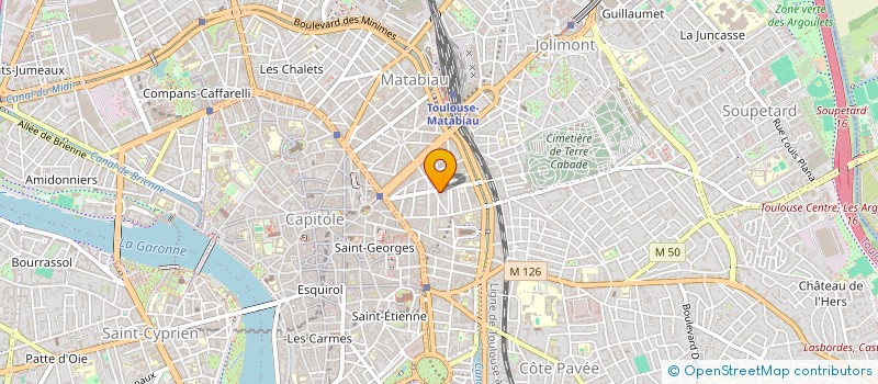 localisation de l'entreprise SYND COPRO 22 RUE G PERI à TOULOUSE