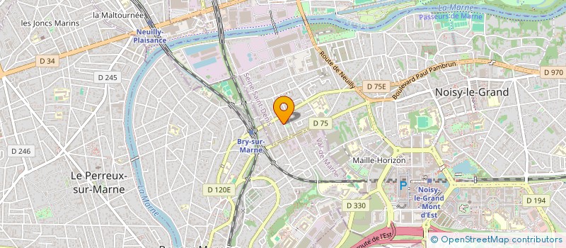 localisation de l'entreprise SYND COPRO 22 RUE MARX DORMOY  NOISY-LE-GRAND