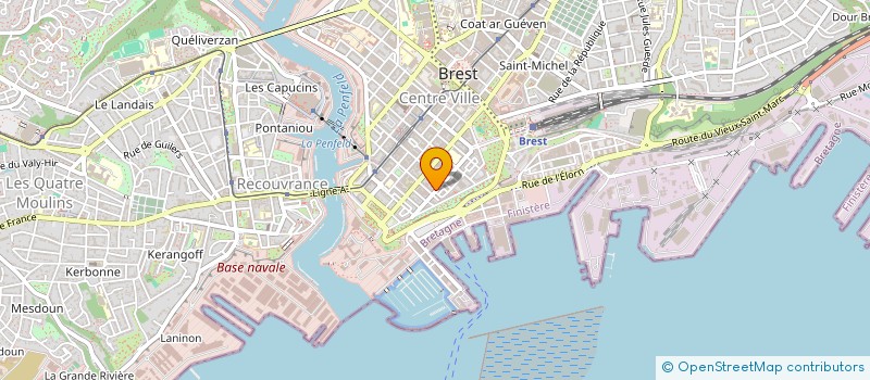 localisation de l'entreprise SYND COPRO 22 RUE VOLTAIRE à BREST