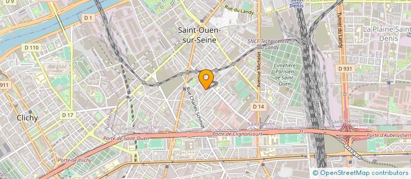 localisation de l'entreprise SYND COPRO 22 VILLA DE LA PREVOYANCE à SAINT-OUEN-SUR-SEINE