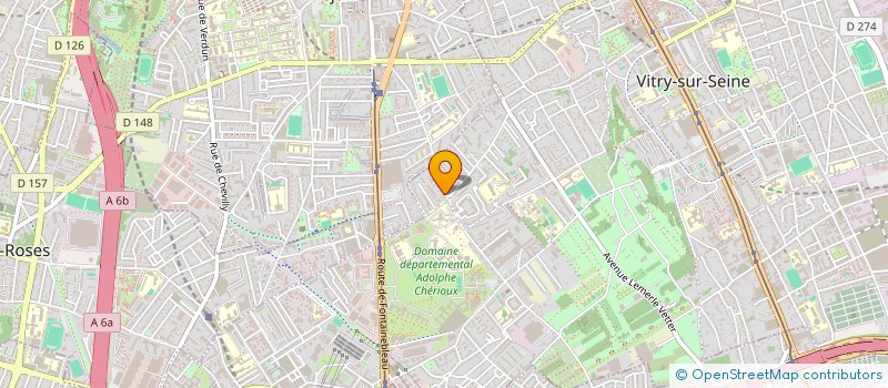 localisation de l'entreprise SYND COPRO 223 RUE JULIAN GRIMAUD  VITRY-SUR-SEINE