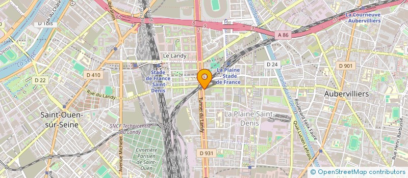 localisation de l'entreprise SYND COPRO 226 AV PRESIDENT WILSON  SAINT-DENIS