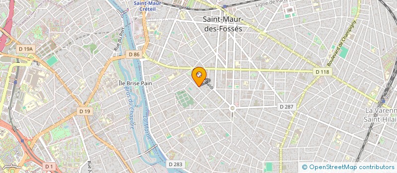 localisation de l'entreprise SYND COPRO 23 25 RUE LEDRU ROLLIN à SAINT-MAUR-DES-FOSSES