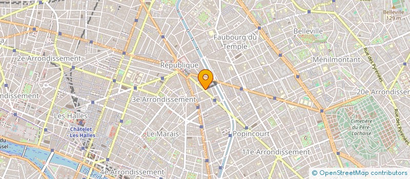 localisation de l'entreprise SYND COPRO 23 BD VOLTAIRE PARIS 11  PARIS