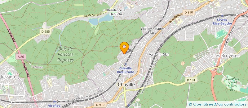 localisation de l'entreprise SYND COPRO 23 BIS RUE ALCIDE DELAPIERRE à CHAVILLE