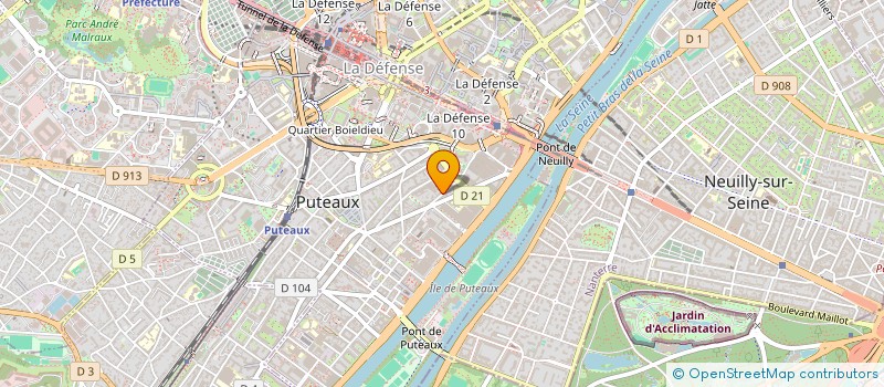 localisation de l'entreprise SYND COPRO 23 R ARAGO  PUTEAUX