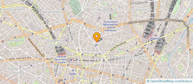localisation de l'entreprise SYND COPRO 23 R CLAUZEL PARIS 9  PARIS