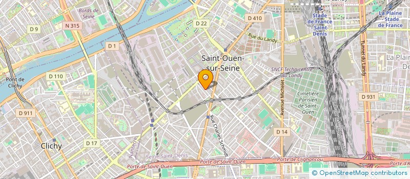 localisation de l'entreprise SYND COPRO 23 RUE DE L'INDUSTRIE à SAINT-OUEN-SUR-SEINE