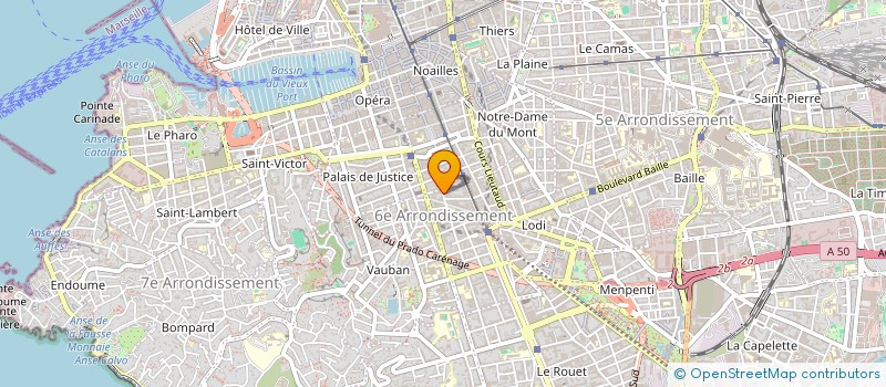 localisation de l'entreprise SYND COPRO 23 RUE EDMOND ROSTAND à MARSEILLE