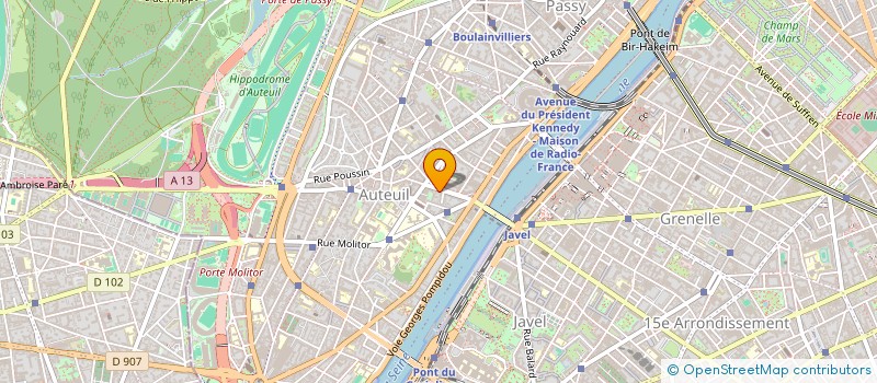 localisation de l'entreprise SYND. COPRO 23 RUE REMUSAT 75016 PARIS  PARIS