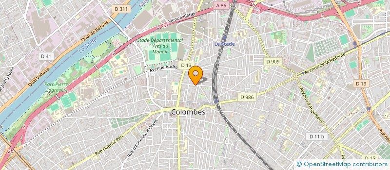 localisation de l'entreprise SYND COPRO 24 R DE LA FRATERNITE à COLOMBES