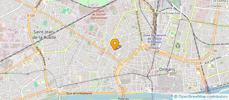 localisation de l'entreprise SYND COPRO 24 RUE DE COULMIERS à ORLEANS