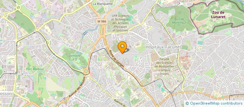 localisation de l'entreprise SYND COPRO 247 AV D'OCCITANIE à MONTPELLIER
