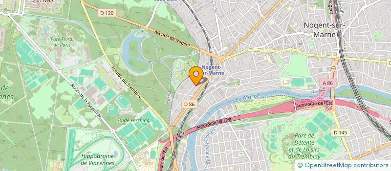 localisation de l'entreprise SYND COPRO 25 AV DE LA SOURCE NOGENT  NOGENT-SUR-MARNE