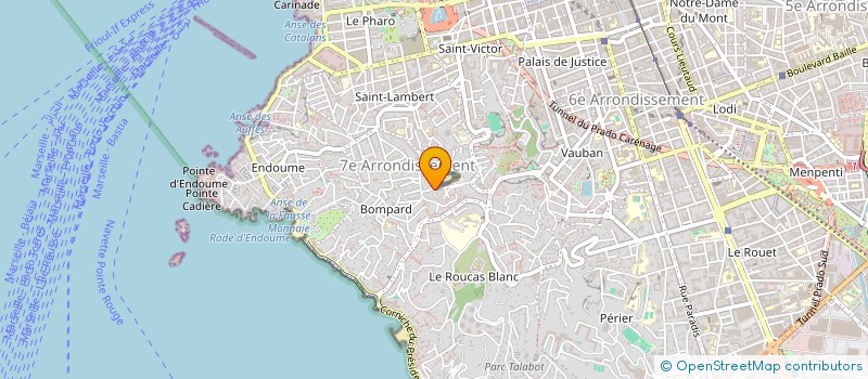 localisation de l'entreprise SYND COPRO 25 BD AMEDEE AUTRAN à MARSEILLE
