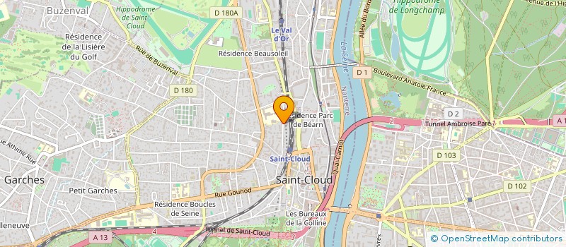 localisation de l'entreprise SYND COPRO 25 R ARMENGAUD à SAINT-CLOUD