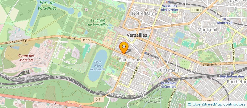 localisation de l'entreprise SYND COPRO 25 R ORANGERIE à VERSAILLES