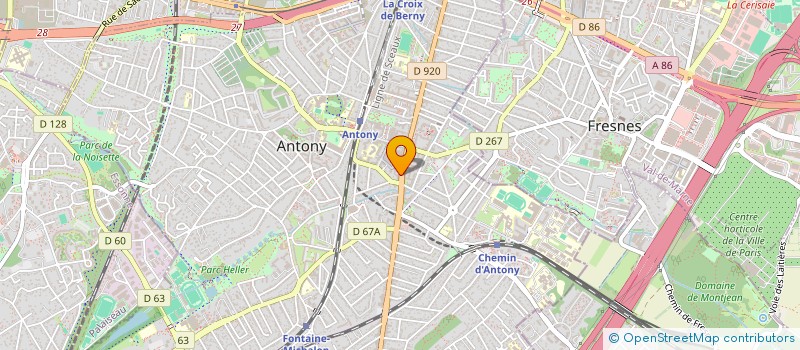 localisation de l'entreprise SYND COPRO 26 30 AV DIVISION LECLERC à ANTONY