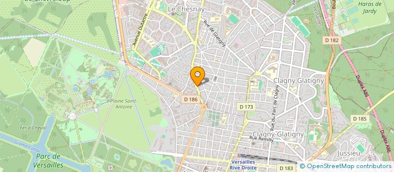 localisation de l'entreprise SYND COPRO 26 BIS RUE DE VERSAILLES  LE CHESNAY-ROCQUENCOURT