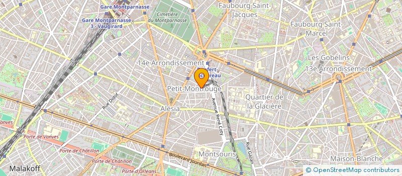 localisation de l'entreprise SYND COPRO 26 RUE DUCOUEDIC  PARIS
