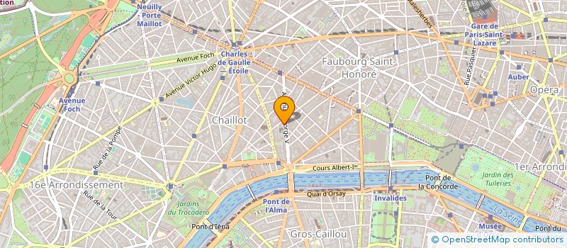 localisation de l'entreprise SYND COPRO 27 AV GEORGE V 75108 PARIS  PARIS