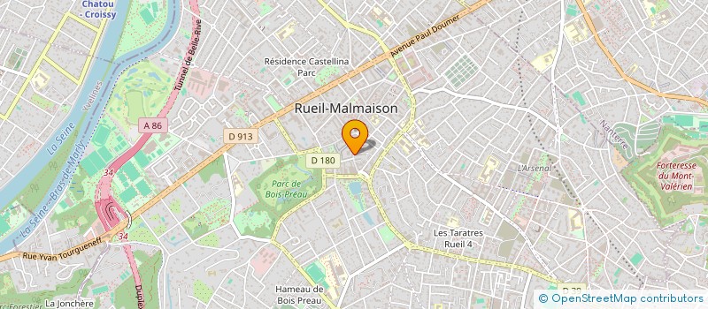 localisation de l'entreprise SYND COPRO 27 R DU CHATEAU à RUEIL-MALMAISON