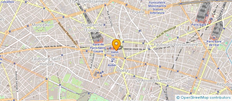 localisation de l'entreprise SYND COPRO 27 R JOUBERT 88 R PROVENCE  PARIS