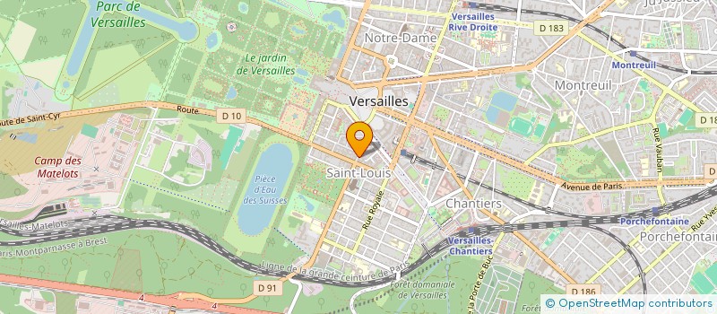 localisation de l'entreprise SYND COPRO 27 RUE DE SATORY à VERSAILLES