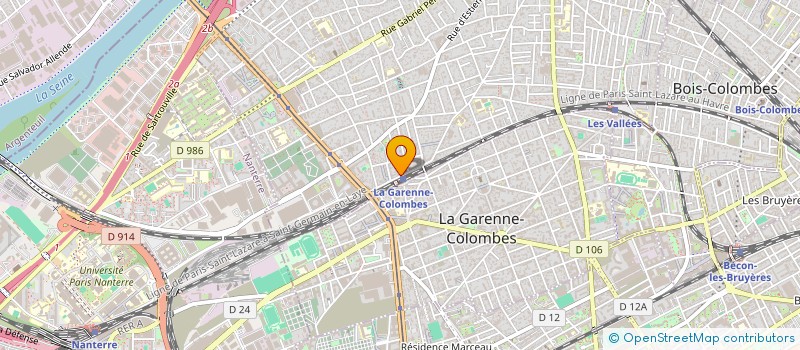 localisation de l'entreprise SYND COPRO 28 R PIERRE BROSSOLETTE  COLOMBES