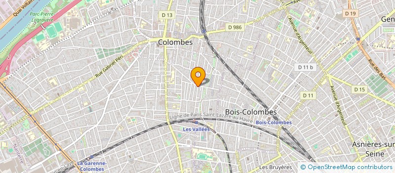 localisation de l'entreprise SYND COPRO 28 R PIERRE GEOFFROIX à COLOMBES