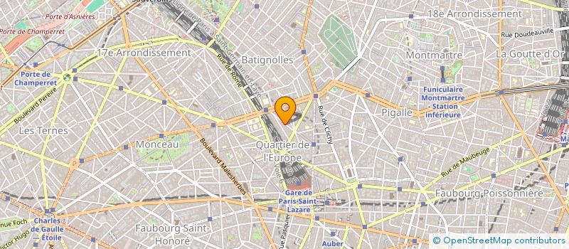 localisation de l'entreprise SYND COPRO 29 RUE DE MOSCOU PARIS 8  PARIS