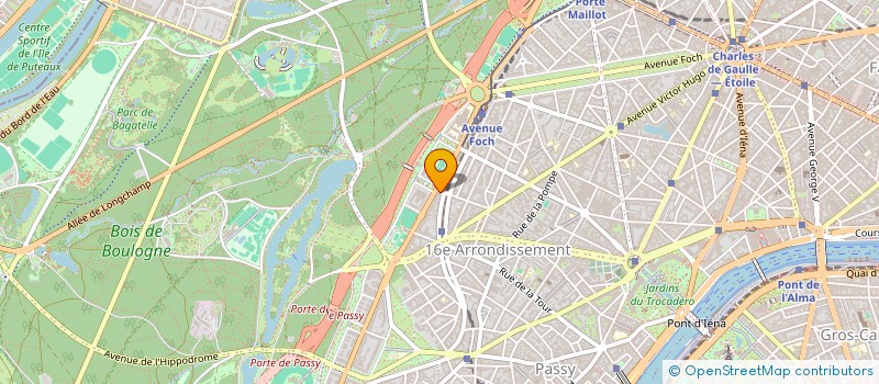 localisation de l'entreprise SYND COPRO 29 RUE DUFRENOY 75016 PARIS  PARIS