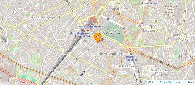 localisation de l'entreprise SYND.COPRO 29 RUE LOSSERAND  PARIS