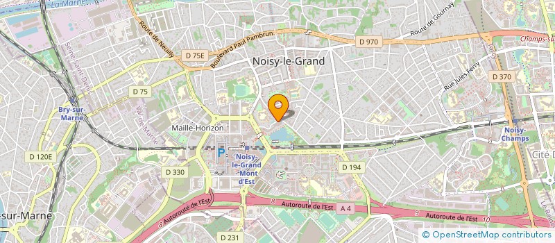 localisation de l'entreprise SYND COPRO 3-21 ALL DU CLOS GAGNEUR  NOISY-LE-GRAND