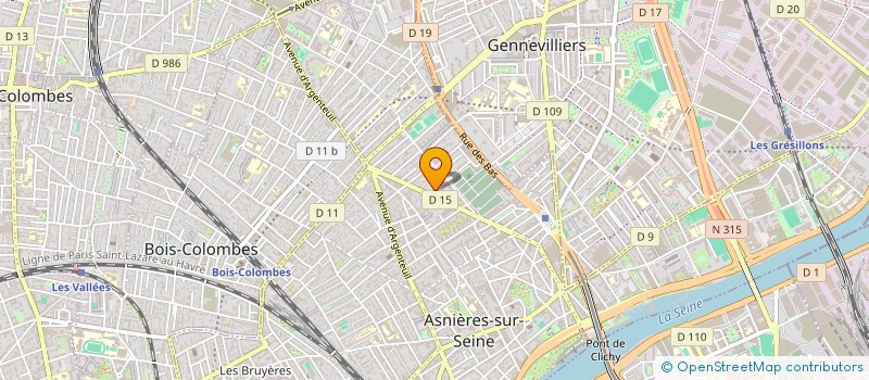 localisation de l'entreprise SYND COPRO 3-5-7 AV MOLIERE à ASNIERES-SUR-SEINE