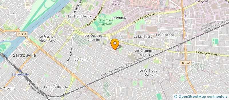 localisation de l'entreprise SYND COPRO 3 A 15 RUE LINNE  SARTROUVILLE