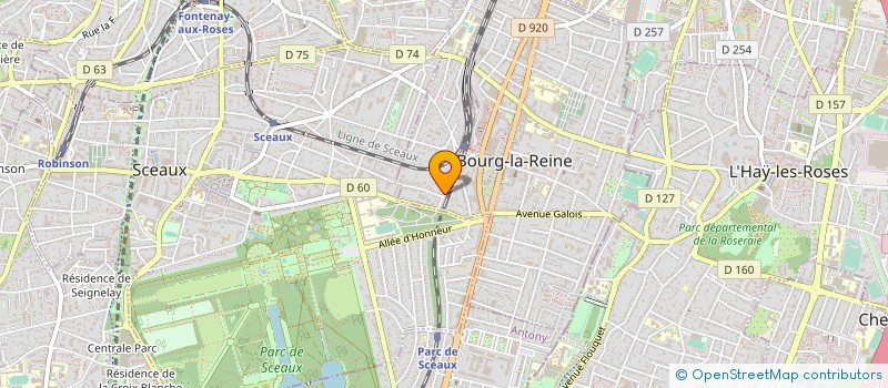 localisation de l'entreprise SYND COPRO 3 AV DU LYCEE LAKANAL à BOURG-LA-REINE