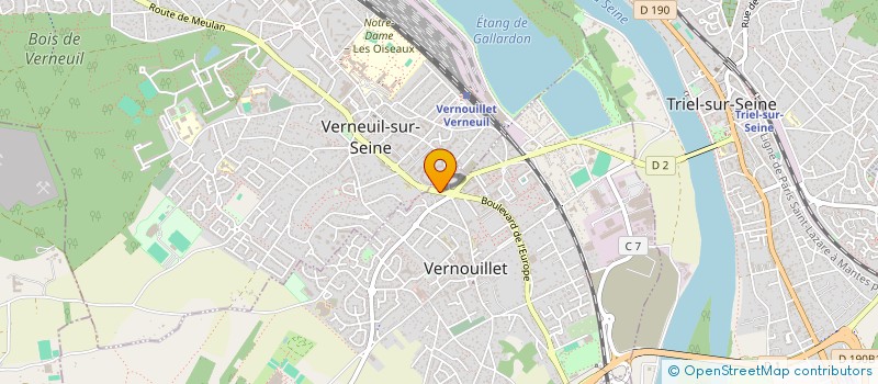 localisation de l'entreprise SYND COPRO 3 BD EUROPE à VERNOUILLET