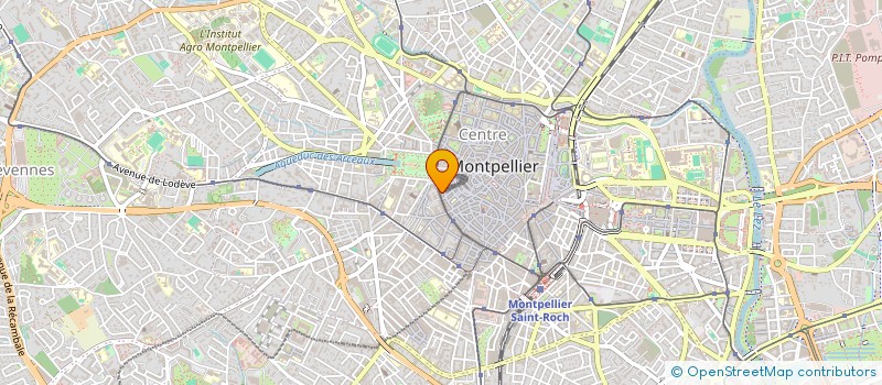 localisation de l'entreprise SYND COPRO 3 BD LEDRU ROLLIN à MONTPELLIER