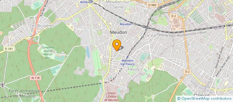 localisation de l'entreprise SYND COPRO 3 R DE L'ORANGERIE à MEUDON
