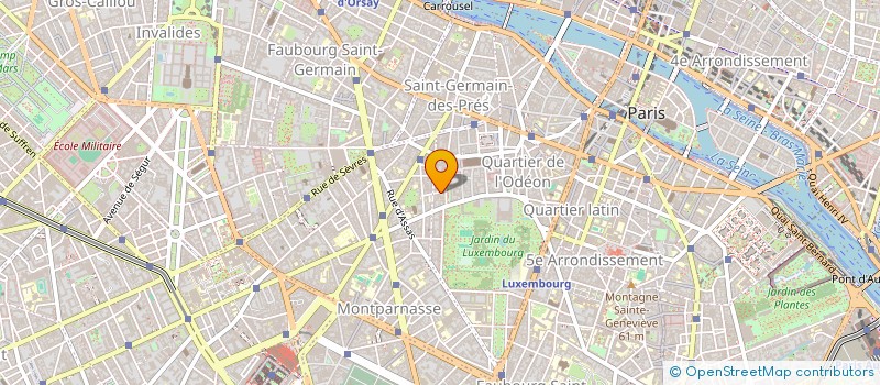 localisation de l'entreprise SYND COPRO 3 R HONORE CHEVALIER PARIS 6  PARIS