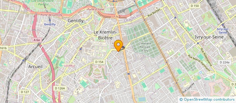 localisation de l'entreprise SYND COPRO 3 R JEAN MONNET  LE KREMLIN-BICETRE